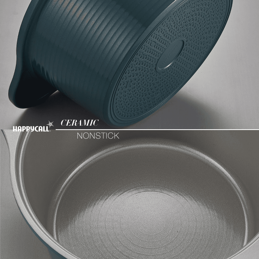 Happycall IH Onde Ceramic Pot - 18cm (1.8L) Ocean Green