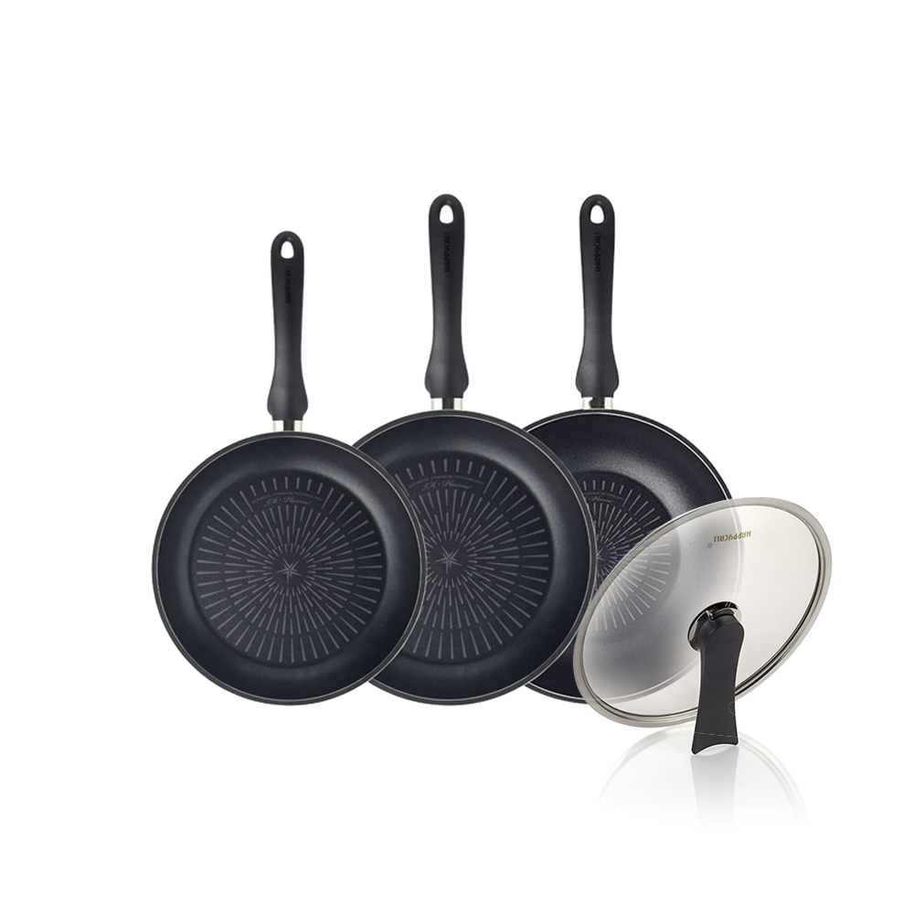 Happycall Plasma 4-Piece IH Titanium Cookware Set