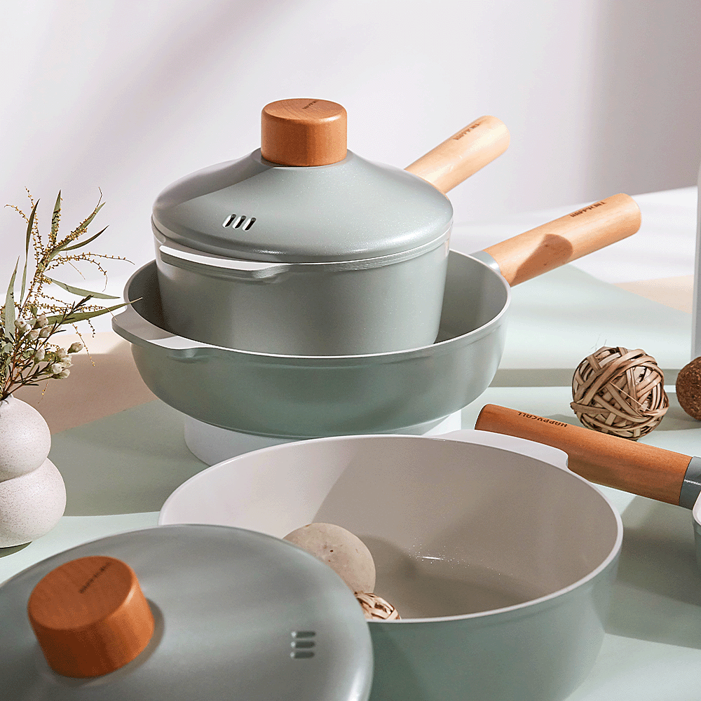 Happycall IH Zium Ceramic Saucepan - 18cm