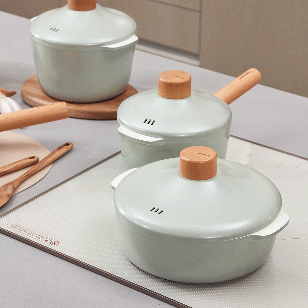 Happycall IH Zium Ceramic Saucepan - 18cm