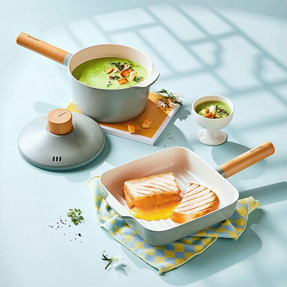 Happycall IH Zium Ceramic Grill Pan - 22cm