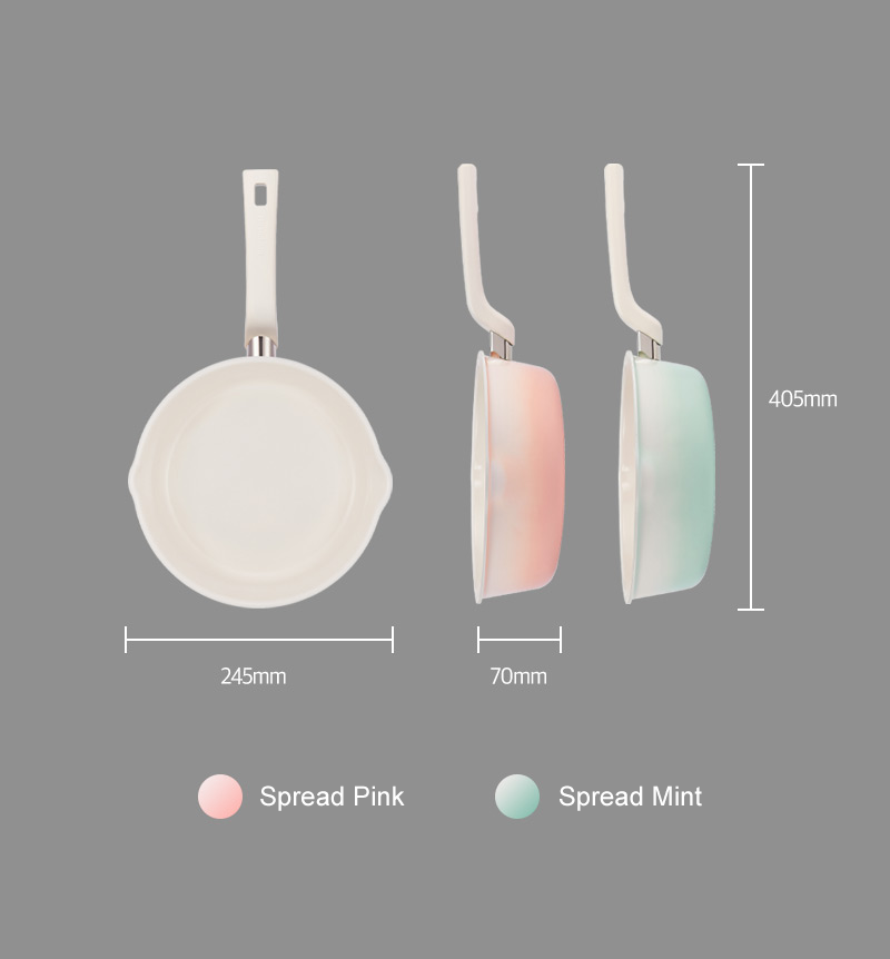 Happycall IH Flex 3 in 1 Saucepan - 22cm Spread Pink