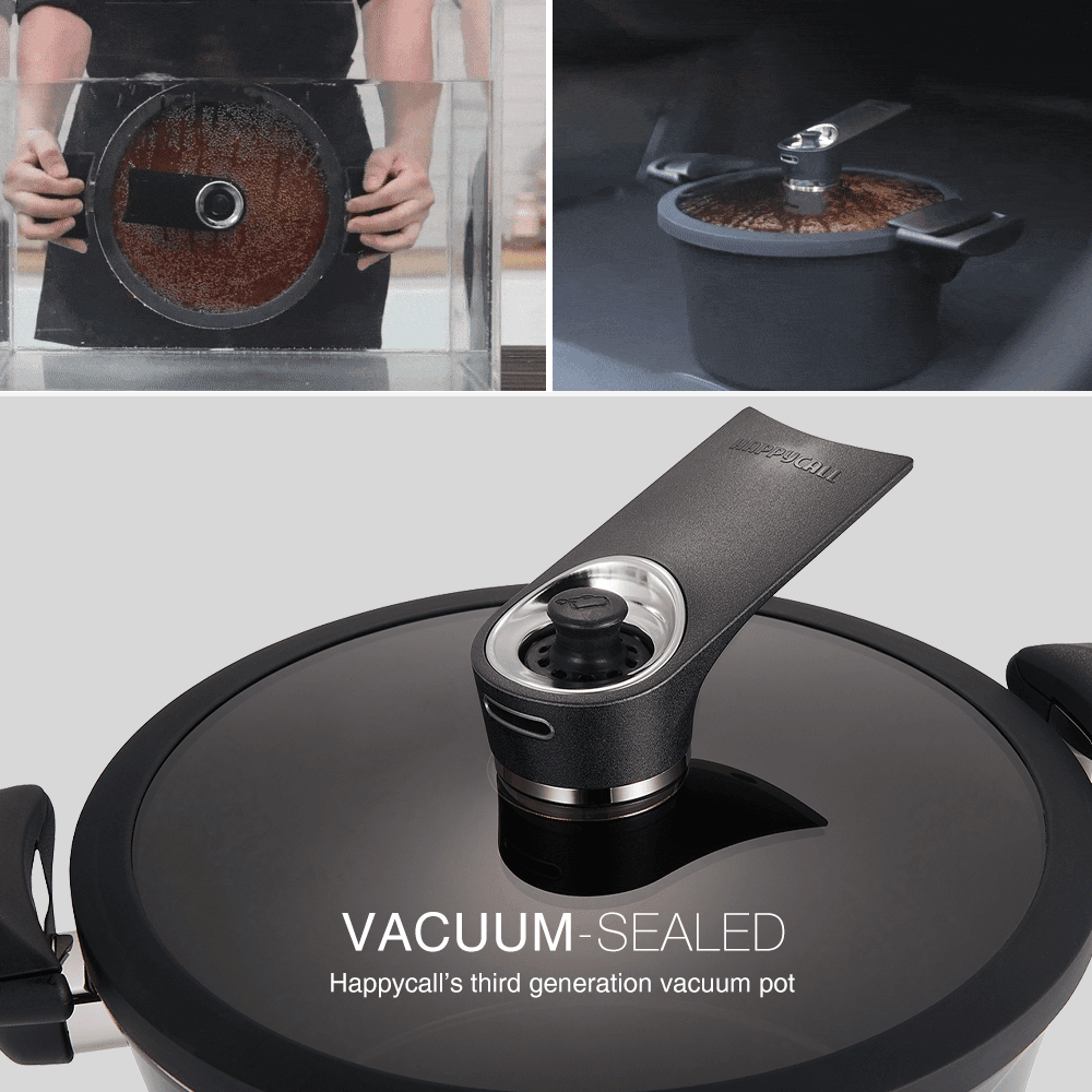 Happycall Zin IH Vacuum Pot 20cm High (2.8L)