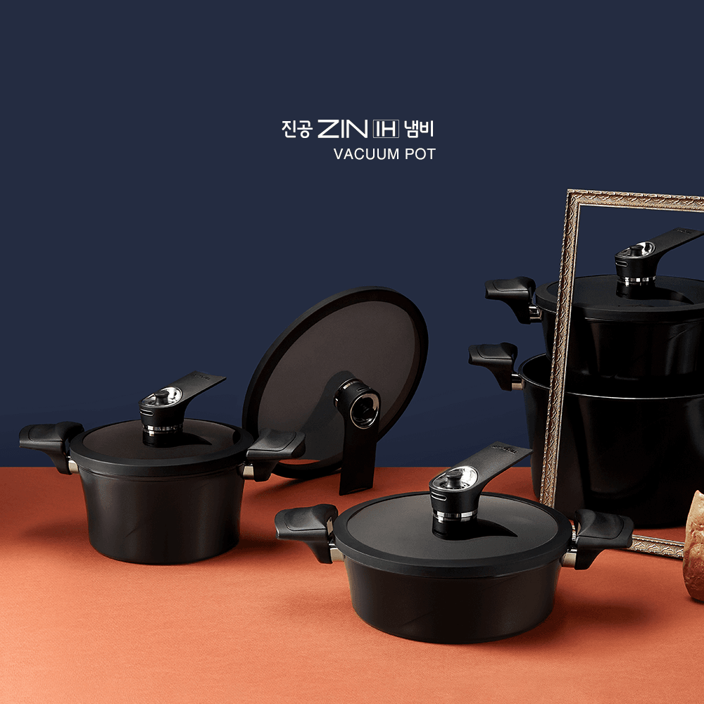Happycall Zin IH Vacuum Pot 20cm High (2.8L)