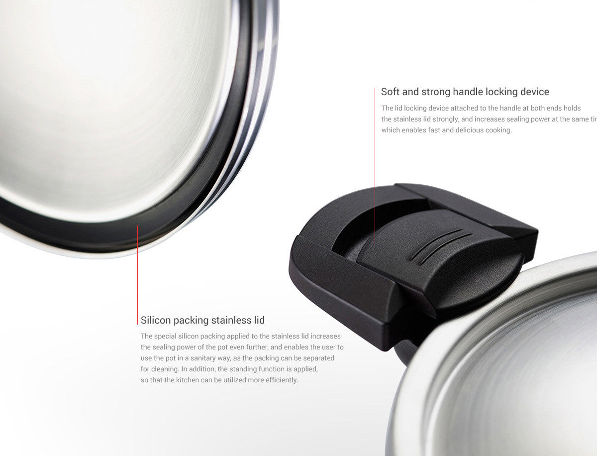 Happycall IH Vacuum Stew Pot 24cm - Happycall Australia  - 6