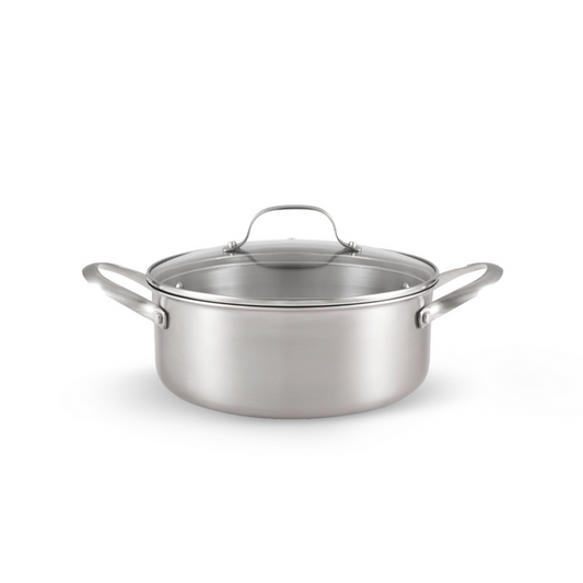 Happycall Stay 3-Ply Clad Induction Pot with Lid - 24cm (4.7L)