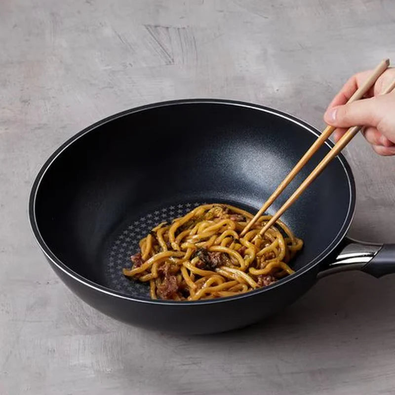 Happycall Solid Diamond Nonstick Induction Wok - 30cm