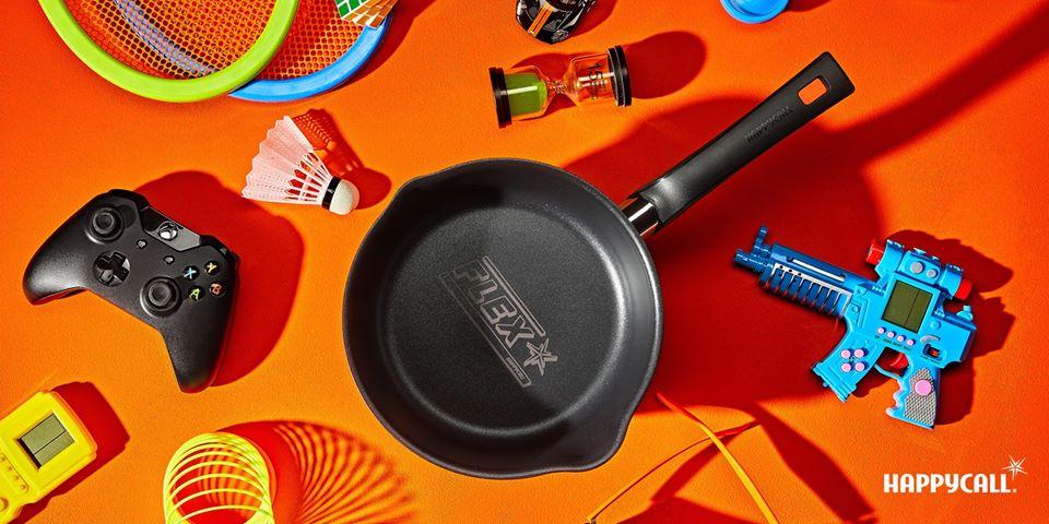 Happycall IH Flex 3 in 1 Saucepan - 22cm Yellow