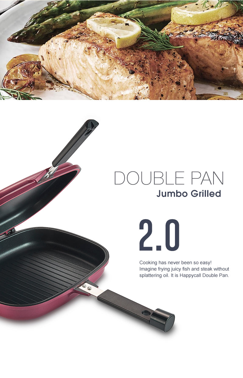 Happycall Double Pan 2.0 (Detachable) - Pink